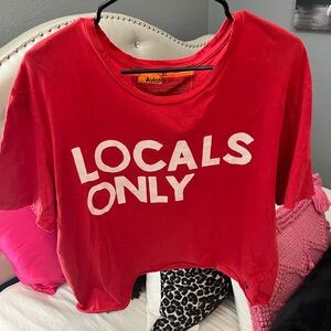 Aviator Nation LOCAL ONLY shirt